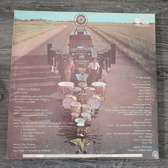 Ummagumma By Pink Floyd Vinyl - Fair Condition - Picture 2 of 8
